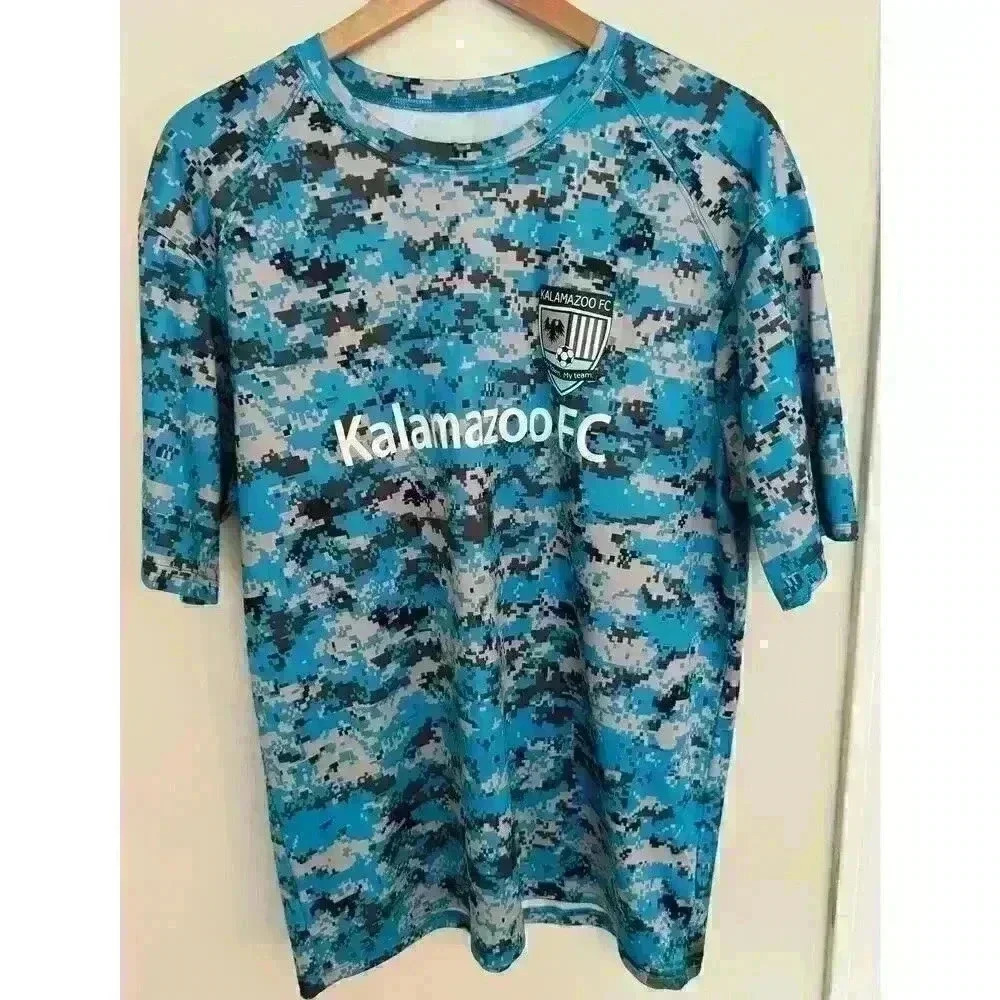 Kalamazoo FC Men’s size L soccer football jersey.  Michigan sportswear Sport